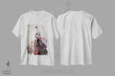 تیشرت سفید طرح دار – تیشرت انیمه ,وجیتای پیر اثر مارسلو ونتورا فروشگاه ایماژ