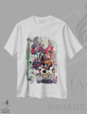 تیشرت سفید طرح دار – تیشرت فانتزی ,موجود کرم خاکی اثر مارسلو ونتورا فروشگاه ایماژ