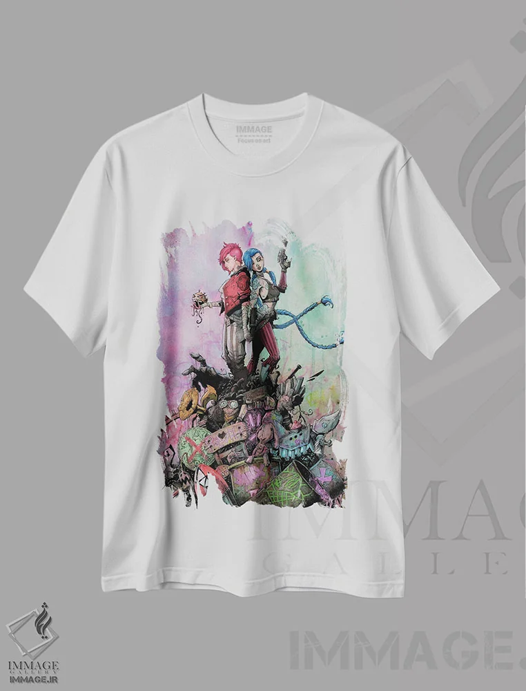 تیشرت سفید طرح دار – تیشرت انیمه ,اسراری اثر مارسلو ونتورا فروشگاه ایماژ
