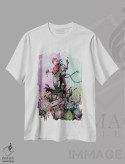 تیشرت سفید طرح دار – تیشرت انیمه ,اسراری اثر مارسلو ونتورا فروشگاه ایماژ