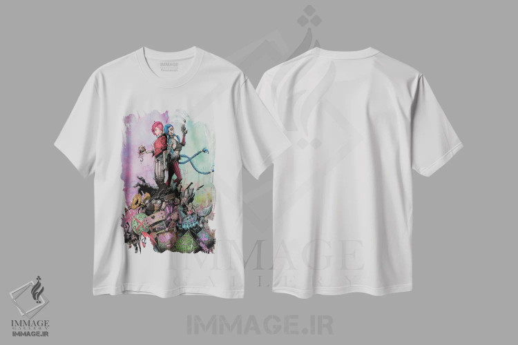 تیشرت سفید طرح دار – تیشرت انیمه ,اسراری اثر مارسلو ونتورا فروشگاه ایماژ