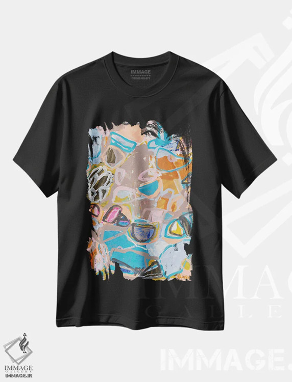 تیشرت مشکی طرح دار – تیشرت هنری ,در جستجوی یک خانه اثر ماریسول اِورا immage.ir