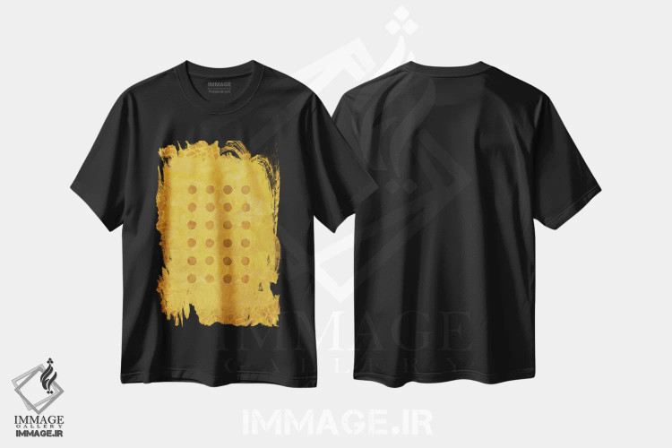 تیشرت مشکی طرح دار – تیشرت پاییزی ,پاییز اثر ماریسول اِورا فروشگاه ایماژ