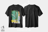 تیشرت مشکی طرح دار – تیشرت گیاهی ,آتشفشان گیاهان اثر ماریسول اِورا فروشگاه ایماژ
