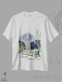 تیشرت سفید طرح دار – تیشرت فانتزی ,اتاق موسیقی فیل اثر سارا مانوفسکی immage.ir