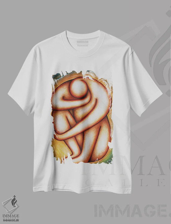 تیشرت سفید طرح دار – تیشرت گرافیکی ,ماگما اثر ماسیمو ویتوریوسی فروشگاه ایماژ