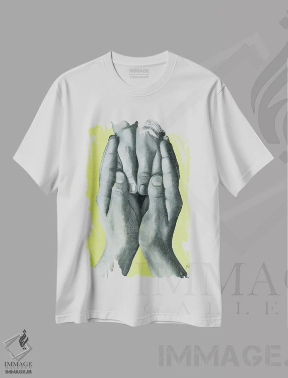 تیشرت سفید طرح دار – تیشرت مینیمال ,پیوندهای آزادی اثر مارگاریتا استپانوا فروشگاه ایماژ