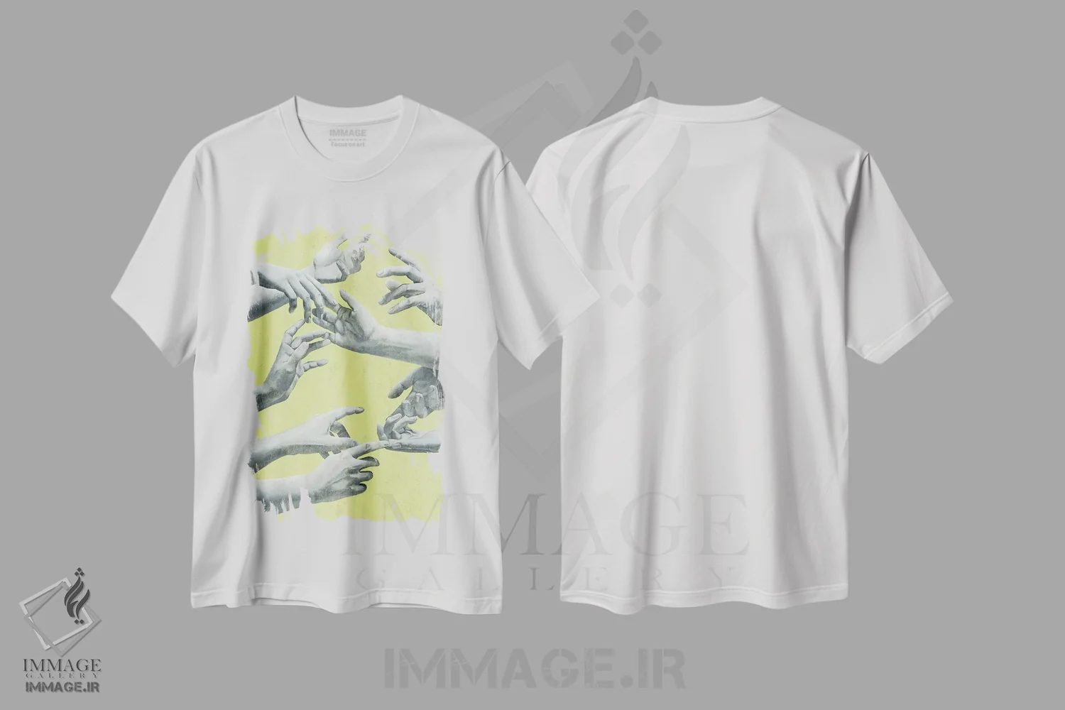 تیشرت سفید طرح دار – تیشرت انگیزشی ,بلند شو و بدرخش اثر مارگاریتا استپانوا immage.ir