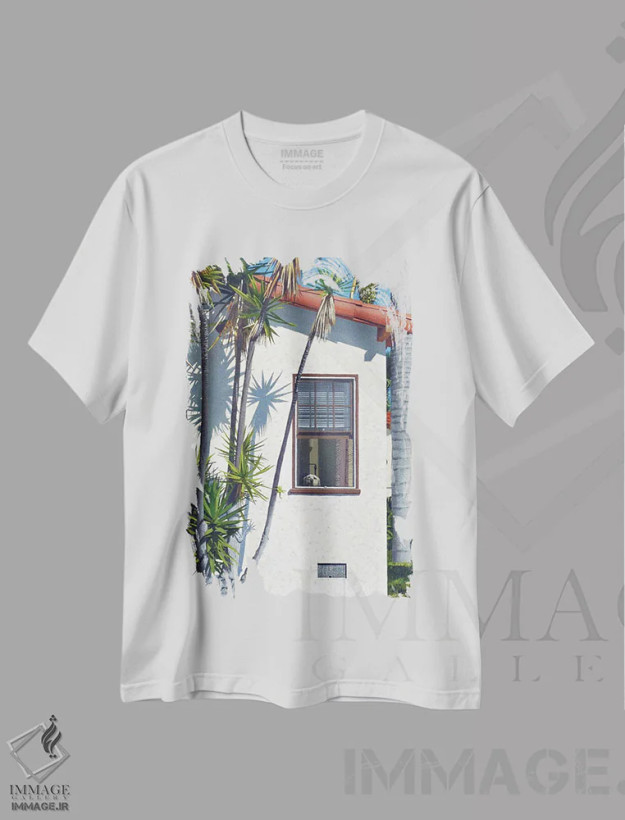 تیشرت سفید طرح دار – تیشرت حیوانات ,لطفاً اثر مایکل وارد فروشگاه ایماژ