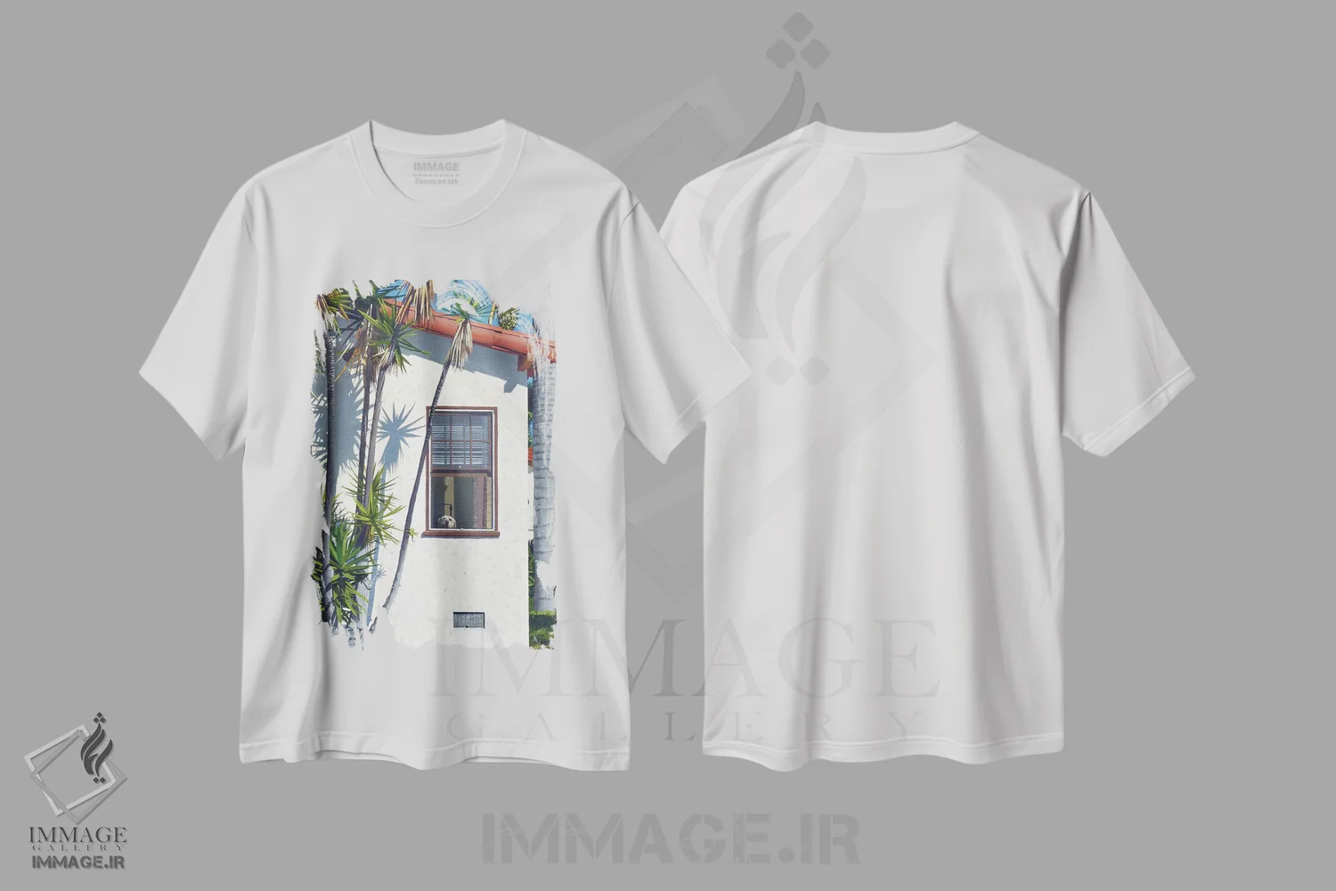 تیشرت سفید طرح دار – تیشرت حیوانات ,لطفاً اثر مایکل وارد فروشگاه ایماژ