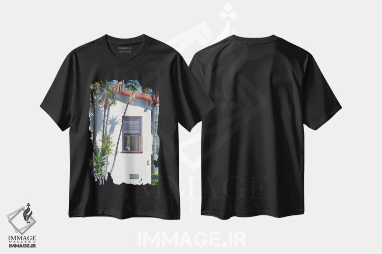 تیشرت مشکی طرح دار – تیشرت حیوانات ,لطفاً اثر مایکل وارد immage.ir