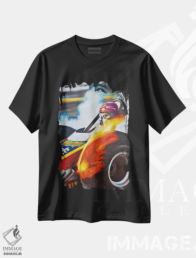 تیشرت مشکی طرح دار – تیشرت مد ,دراگستر اثر مایکل وارد فروشگاه ایماژ