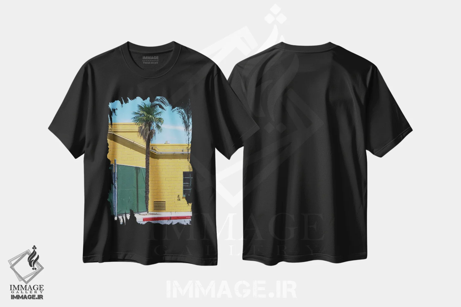 تیشرت مشکی طرح دار – تیشرت طبیعت ,تراشیکارپوس فورچونی اثر مایکل وارد فروشگاه ایماژ