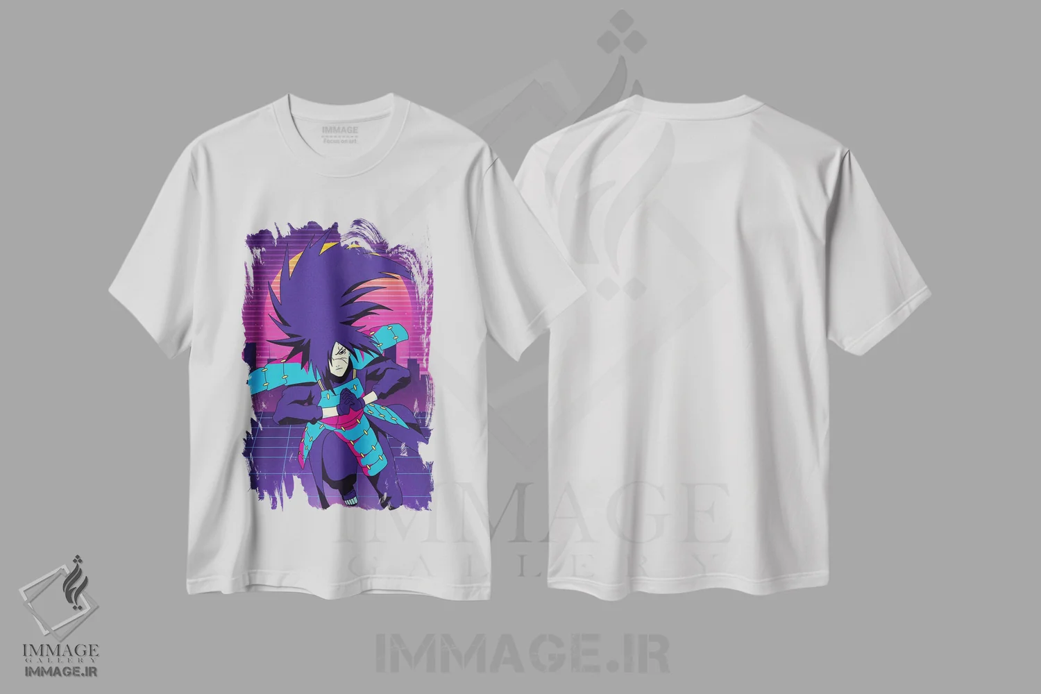 تیشرت سفید طرح دار – تیشرت وینتیج ,اوتیها مادارا اثر مونیر وانیاک immage.ir
