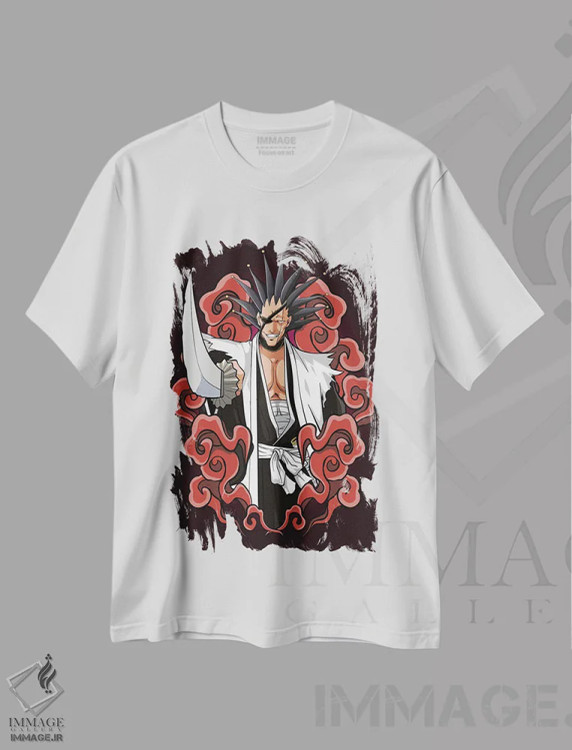 تیشرت سفید طرح دار – تیشرت انیمه ,بلیچ اثر مونیر وانیاک فروشگاه ایماژ