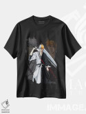 تیشرت مشکی طرح دار – تیشرت انیمه ,ایچیگو و زانگتسو اثر مونیر وانیاک فروشگاه ایماژ