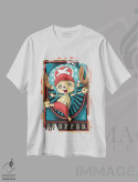 تیشرت سفید طرح دار – تیشرت انیمه ,وان پیس اثر مونیر وانیاک فروشگاه ایماژ