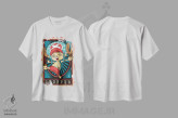 تیشرت سفید طرح دار – تیشرت انیمه ,وان پیس اثر مونیر وانیاک فروشگاه ایماژ