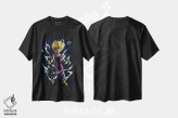 تیشرت مشکی طرح دار – تیشرت انیمه ,دراگون بال زد - گوهان سوم اثر مونیر وانیاک فروشگاه ایماژ