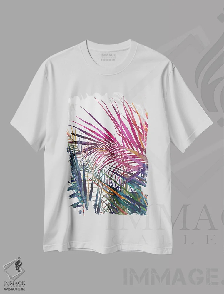 تیشرت سفید طرح دار – تیشرت طبیعت ,جنگل جلد اثر ماجا ورونسکا فروشگاه ایماژ