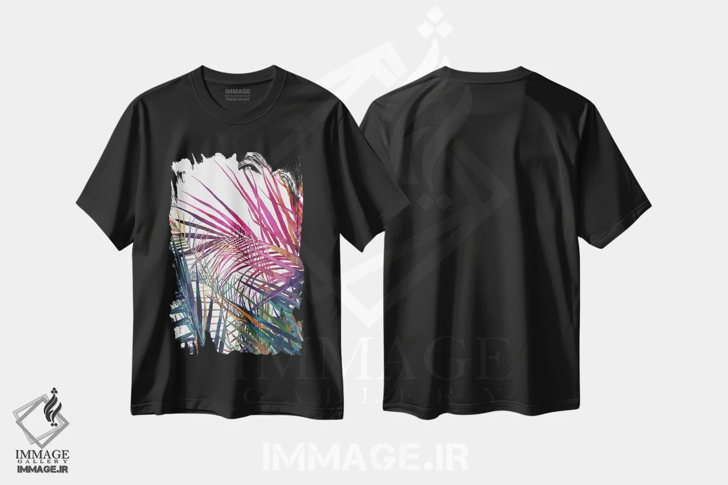 تیشرت مشکی طرح دار – تیشرت طبیعت ,جنگل جلد اثر ماجا ورونسکا immage.ir