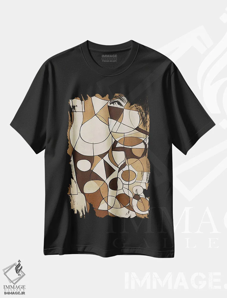 تیشرت مشکی طرح دار – تیشرت گرافیکی ,رویا اثر ماکسیمیلیانو کاسال immage.ir