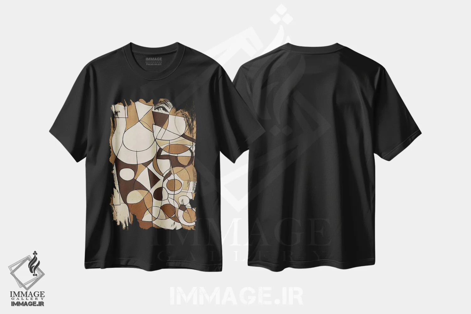 تیشرت مشکی طرح دار – تیشرت گرافیکی ,رویا اثر ماکسیمیلیانو کاسال immage.ir