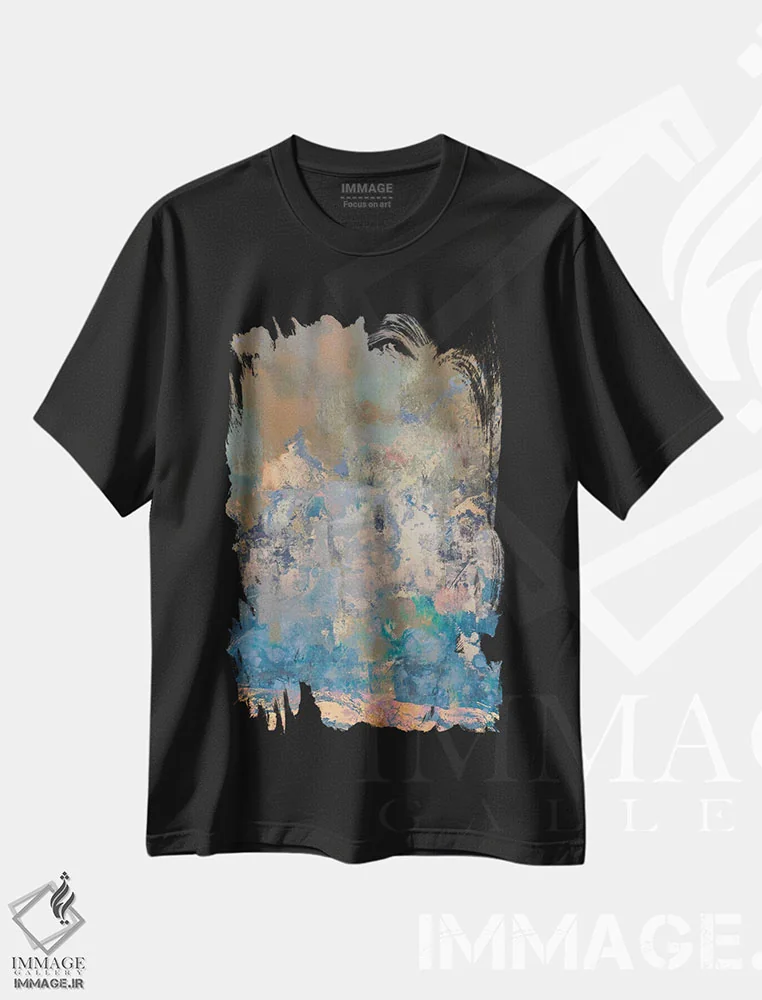 تیشرت مشکی طرح دار – تیشرت اسپرت ,رویدو اثر ماکسیمیلیانو کاسال immage.ir