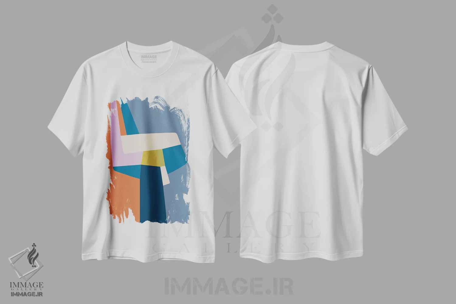 تیشرت سفید طرح دار – تیشرت اسپرت هنری ,برخیز اثر مالودا immage.ir