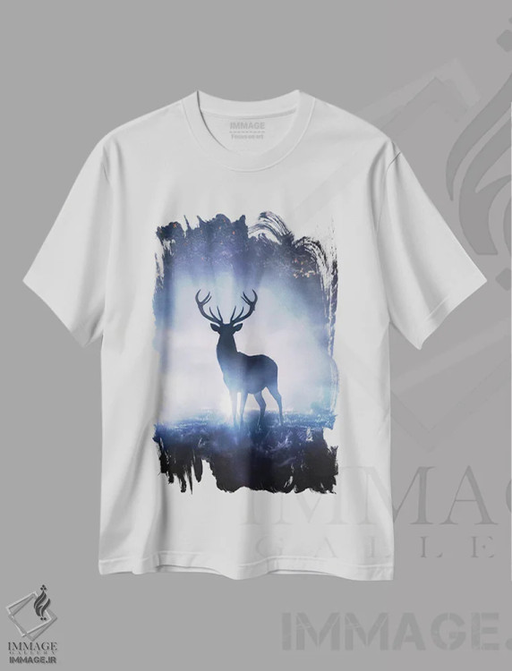 تیشرت سفید طرح دار – تیشرت اسطوره ای ,برآمدن سرنونوس اثر مکس الیس فروشگاه ایماژ