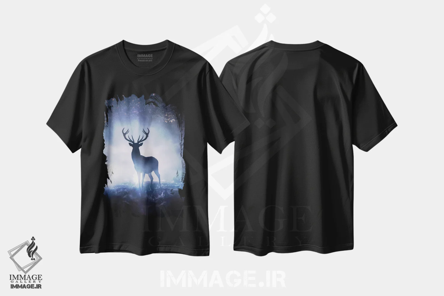 تیشرت مشکی طرح دار – تیشرت اسطوره ای ,برآمدن سرنونوس اثر مکس الیس immage.ir