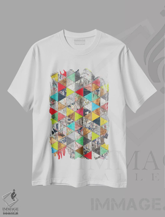 تیشرت سفید طرح دار – تیشرت پاپ آرت ,هنر پاپ وسترن اثر دیه گو تیریگال فروشگاه ایماژ