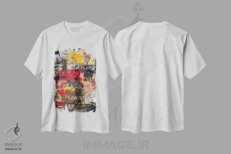 تیشرت سفید طرح دار – تیشرت هنری ,عجیب ترین معنا اثر دیه گو تیریگال فروشگاه ایماژ
