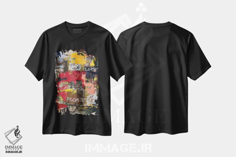 تیشرت مشکی طرح دار – تیشرت هنری ,عجیب ترین معنا اثر دیه گو تیریگال immage.ir