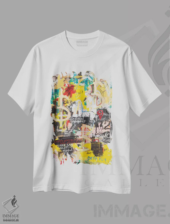 تیشرت سفید طرح دار – تیشرت خیابانی ,اَبَرنووا اثر دیه گو تیریگال فروشگاه ایماژ