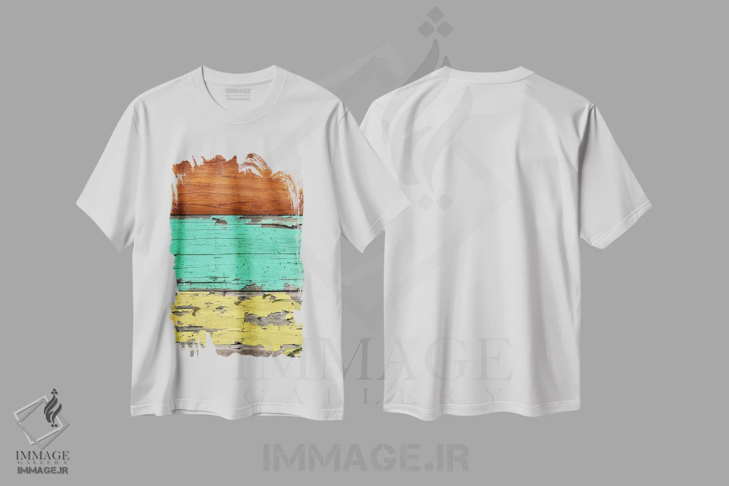 تیشرت سفید طرح دار – تیشرت اسپرت ,آبوت کینی اثر دیه گو تیریگال فروشگاه ایماژ