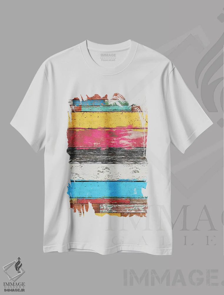 تیشرت سفید طرح دار – تیشرت اسپرت ,پاپ روستایی شماره اثر دیه گو تیریگال immage.ir
