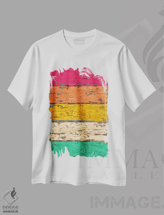 تیشرت سفید طرح دار – تیشرت طبیعت ,تابستان روستایی اثر دیه گو تیریگال فروشگاه ایماژ