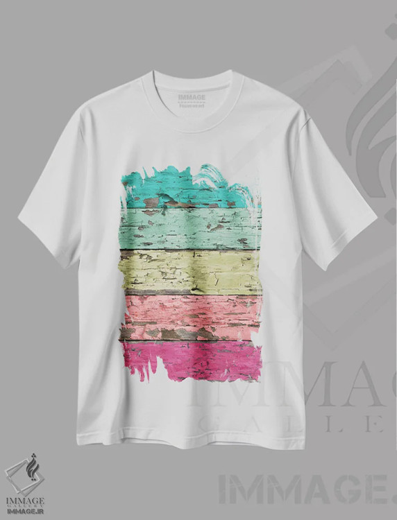 تیشرت سفید طرح دار – تیشرت هنری ,معبد عشق اثر دیه گو تیریگال فروشگاه ایماژ