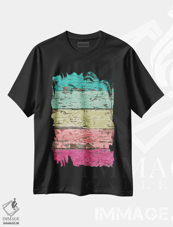 تیشرت مشکی طرح دار – تیشرت هنری ,معبد عشق اثر دیه گو تیریگال immage.ir