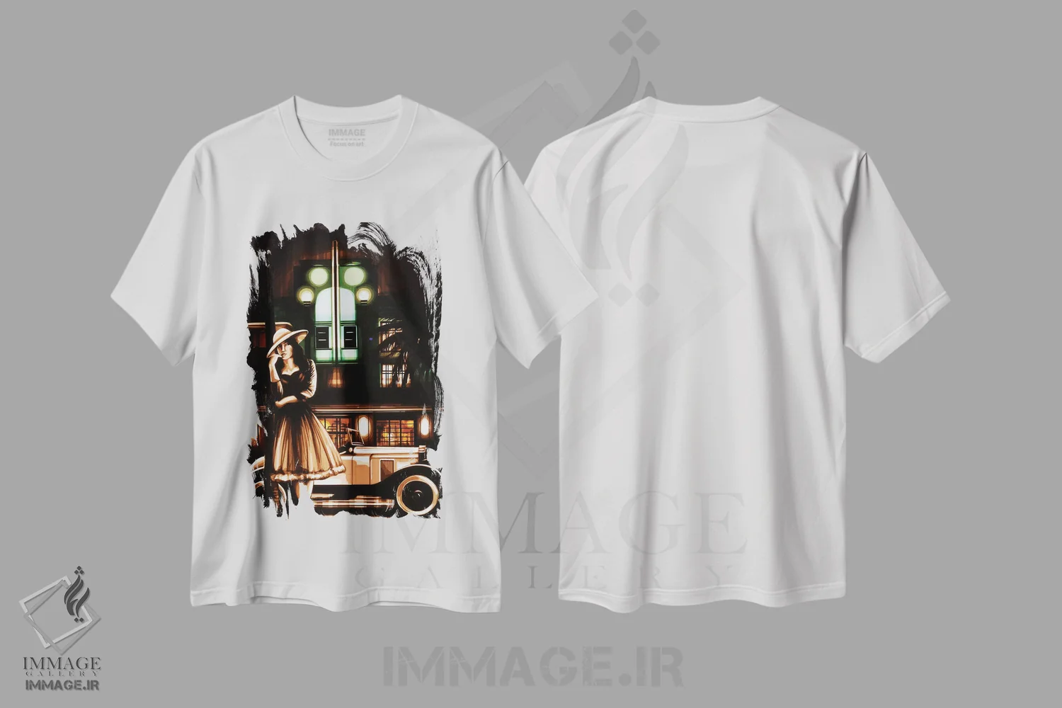 تیشرت سفید طرح دار – تیشرت شهری ,شب های ساحل جنوبی اثر مکس زورْن immage.ir