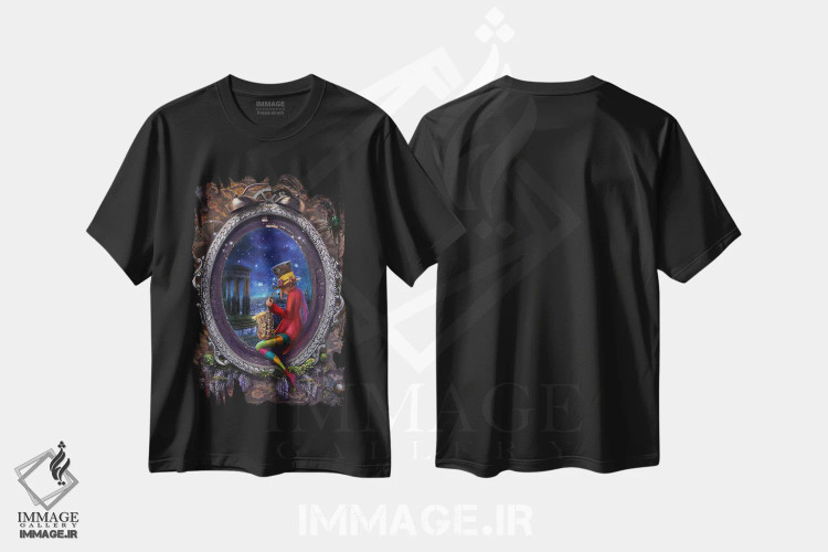 تیشرت مشکی طرح دار – تیشرت موسیقی ,داستان هایی از ادینبرو اثر ماتیلدا کونه کا immage.ir