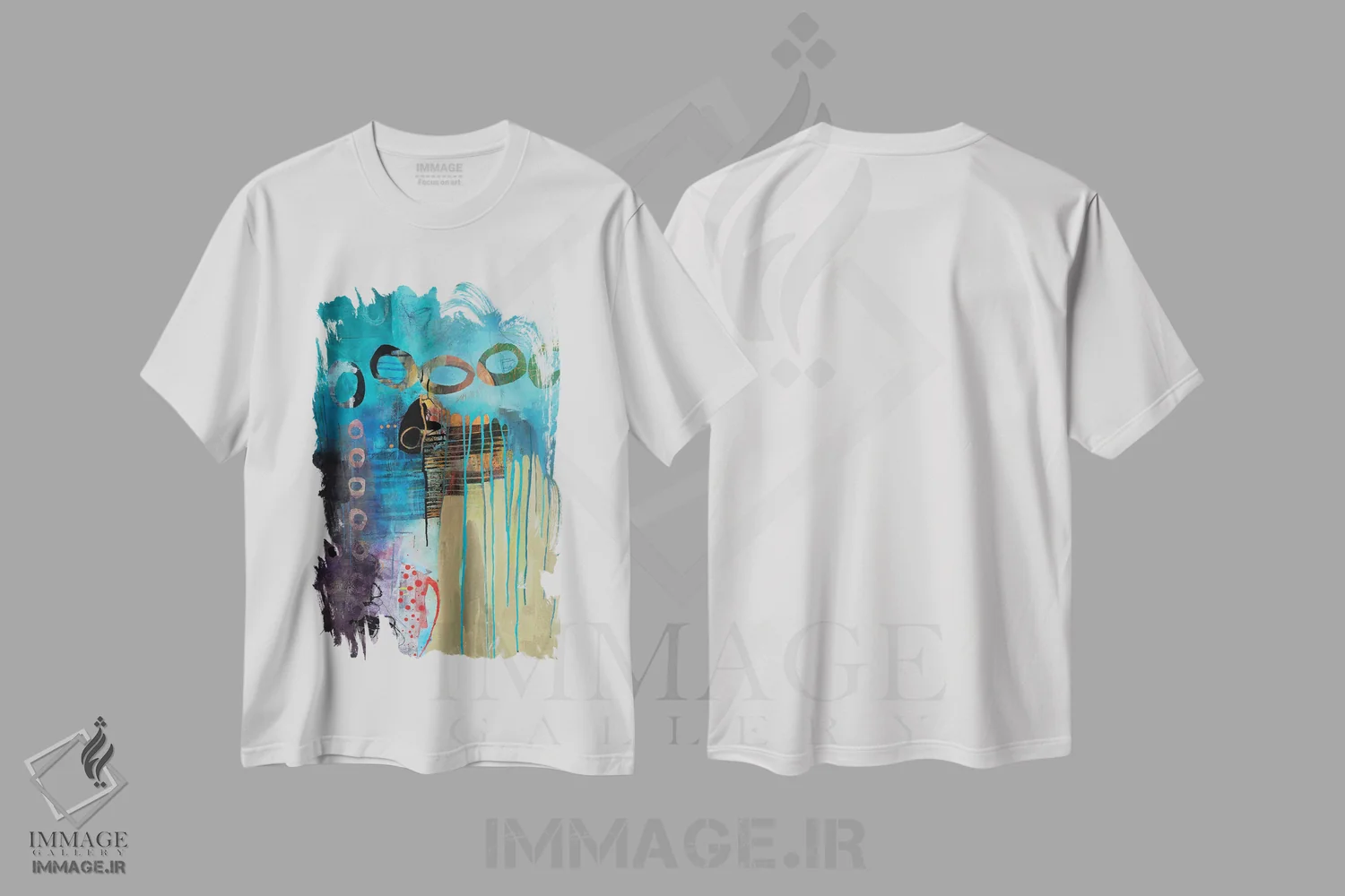 تیشرت سفید طرح دار – تیشرت گرافیکی ,تخلیه کردن اثر مری مارلی فروشگاه ایماژ