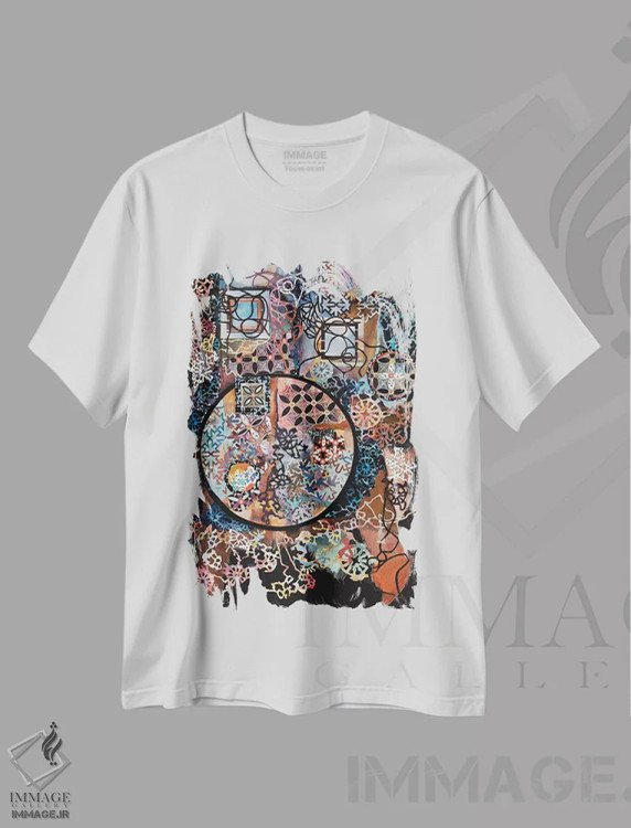 تیشرت سفید طرح دار – تیشرت انگیزشی ,هرگز به پایین نگاه نکن اثر مری مارلی فروشگاه ایماژ