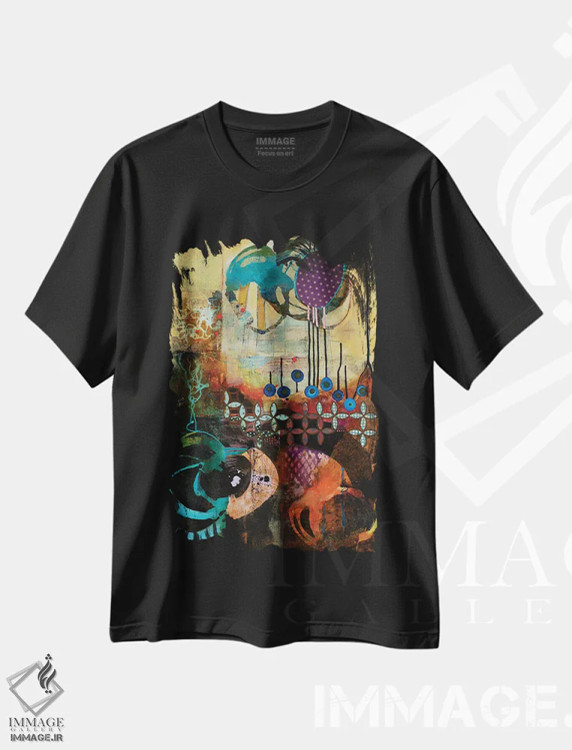تیشرت مشکی طرح دار – تیشرت گرافیکی ,آزادی برای همه اثر مری مارلی فروشگاه ایماژ