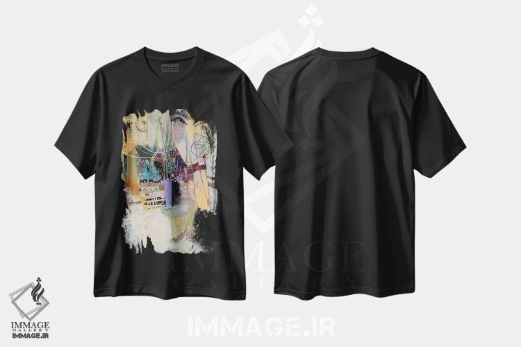 تیشرت مشکی طرح دار – تیشرت آرامش بخش ,مرهمی برای چشم های خسته اثر مری مارلی فروشگاه ایماژ