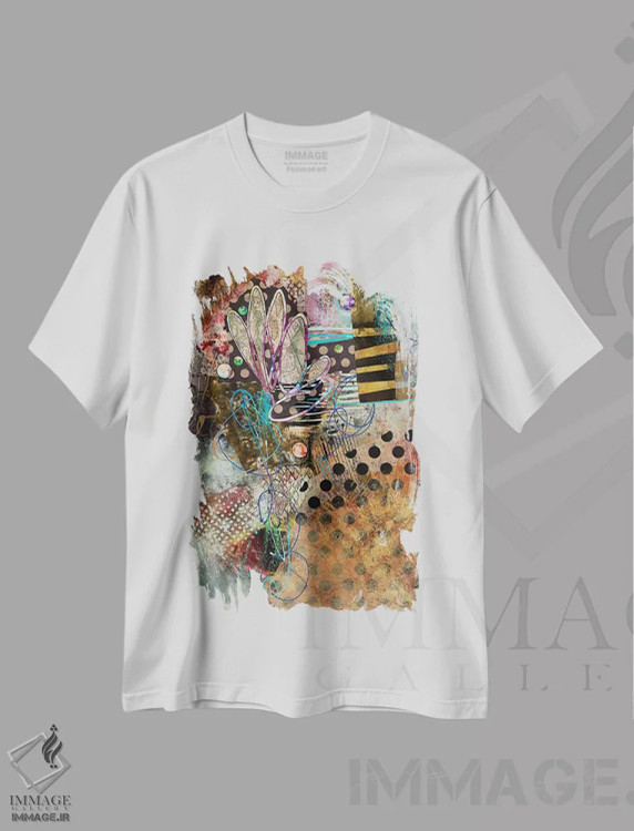 تیشرت سفید طرح دار – تیشرت گرافیکی ,مانع صوتی اثر مری مارلی فروشگاه ایماژ