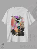 تیشرت سفید طرح دار – تیشرت رنگی ,امروز اثر مری مارلی immage.ir