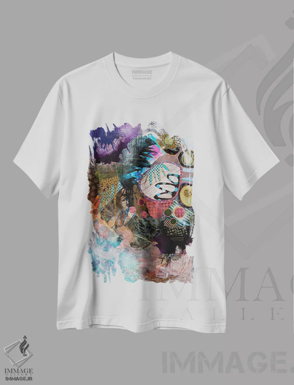 تیشرت سفید طرح دار – تیشرت هنری ,تا اوج رسیدن اثر مری مارلی فروشگاه ایماژ