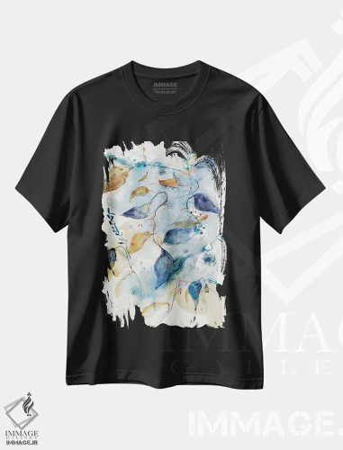 تیشرت مشکی طرح دار – تیشرت طبیعت ,گیاهان جنگلی II اثر مایا وودز فروشگاه ایماژ